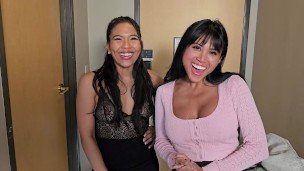 Cute Asian Girls Found Your Hotel Room in Vegas – Jada Kai Ember Snow